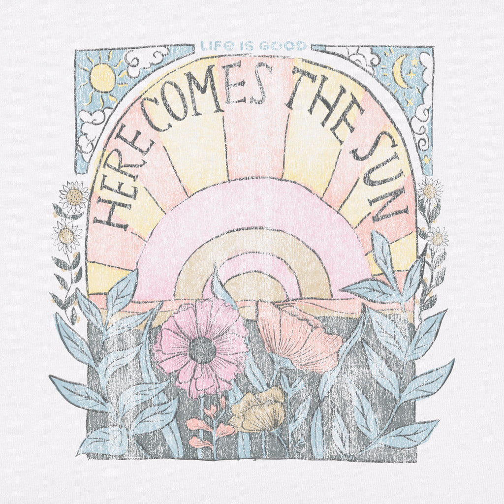 Product image for "Women's Here Comes The Sun Hippie Short Sleeve Crusher Tee" ||102224_2