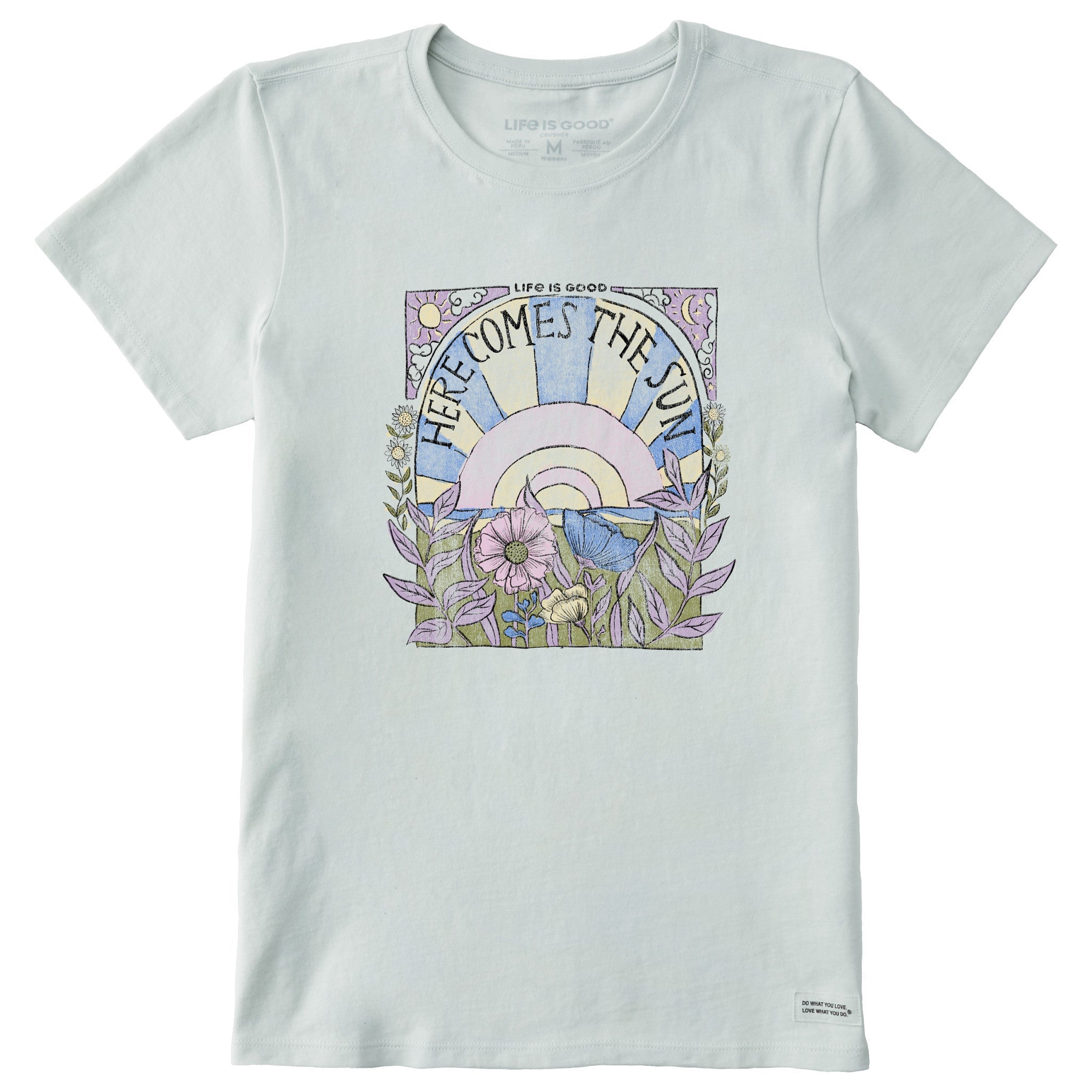 Product image for "Women's Here Comes The Sun Hippie Short Sleeve Tee" ||115004_1