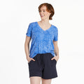 Product image for "Women's Peony Pattern Crusher-LITE Easy Vee" ||119362_1