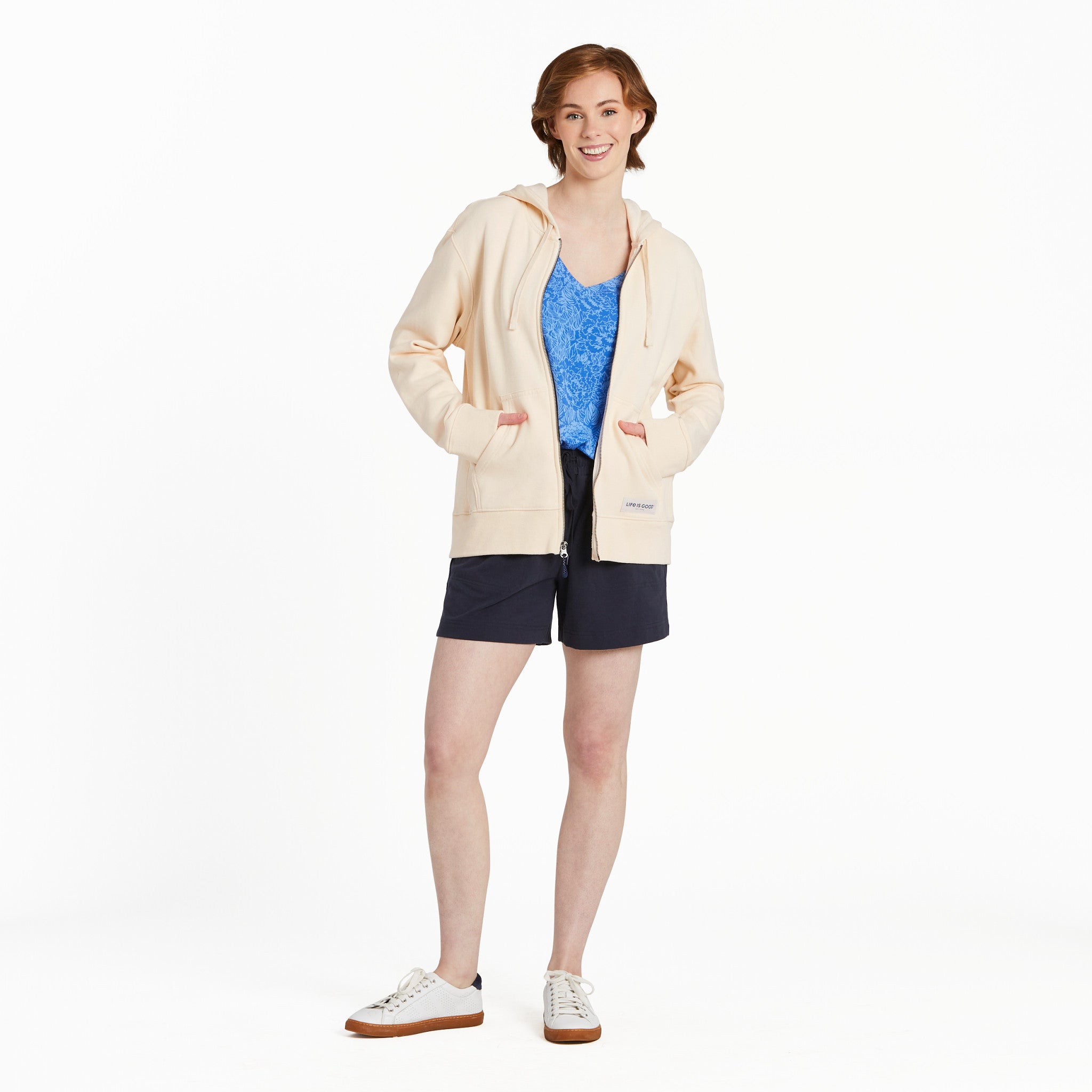 Product image for "Women's Peony Pattern Crusher-LITE Easy Vee" ||119362_4