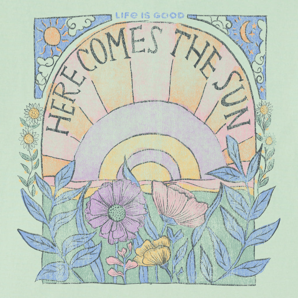Product image for "Women's Here Comes The Sun Hippie Short Sleeve Crusher Tee" ||126208_2