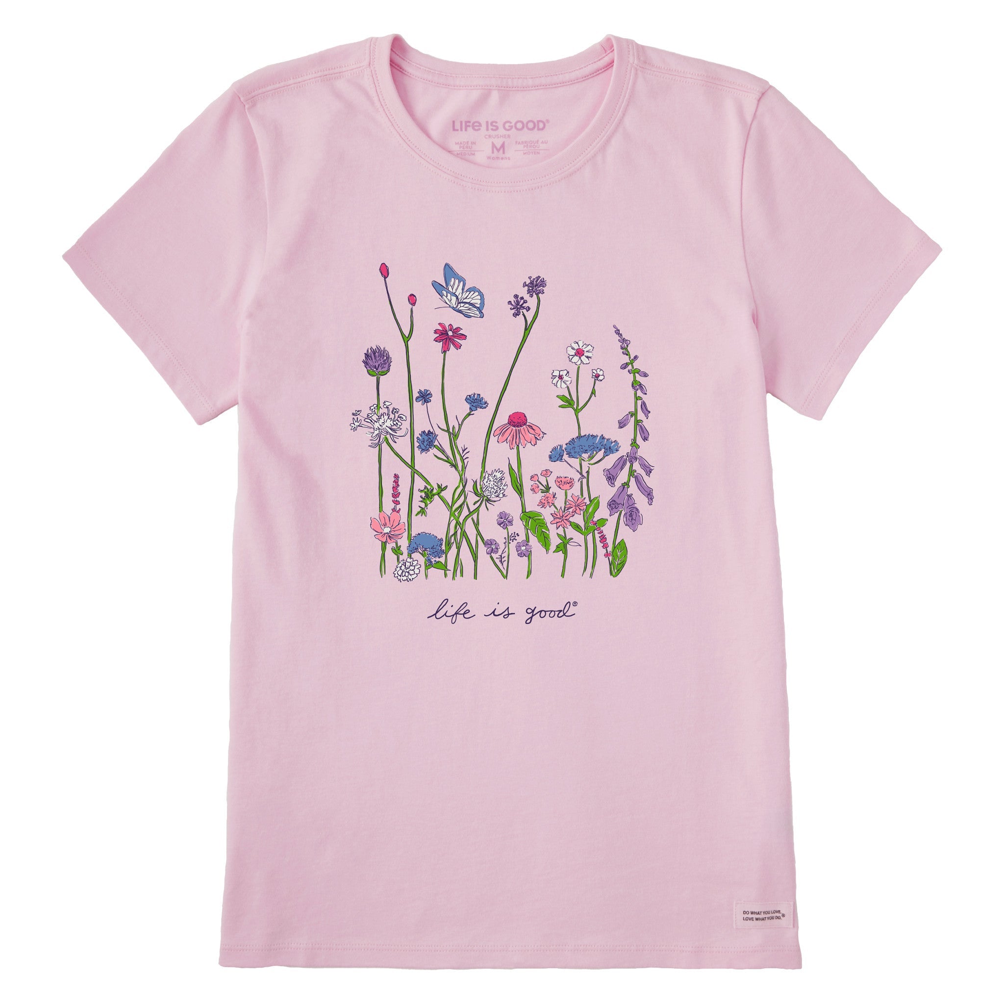 Product image for "Women's Realaxed Wildflowers Short Sleeve Crusher Tee" ||136142_1