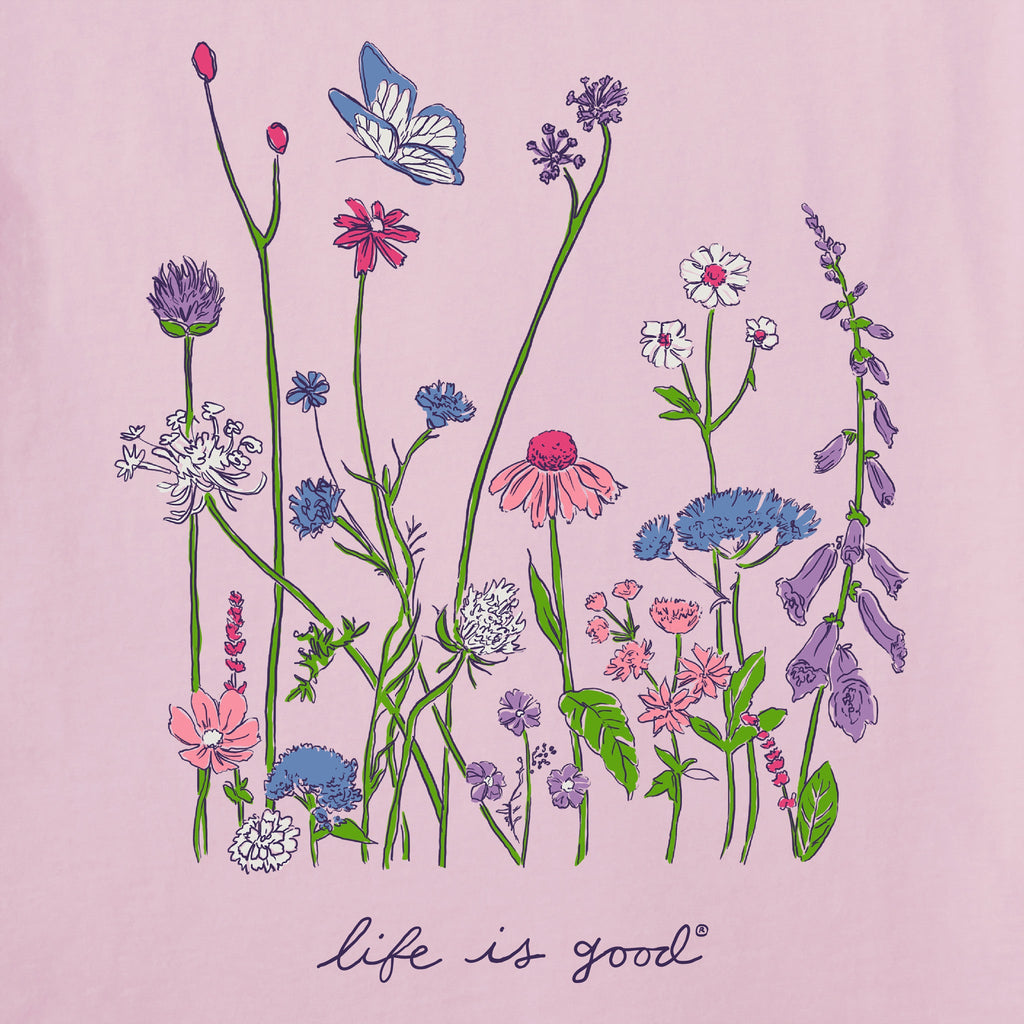 Product image for "Women's Realaxed Wildflowers Short Sleeve Tee" ||136142_2
