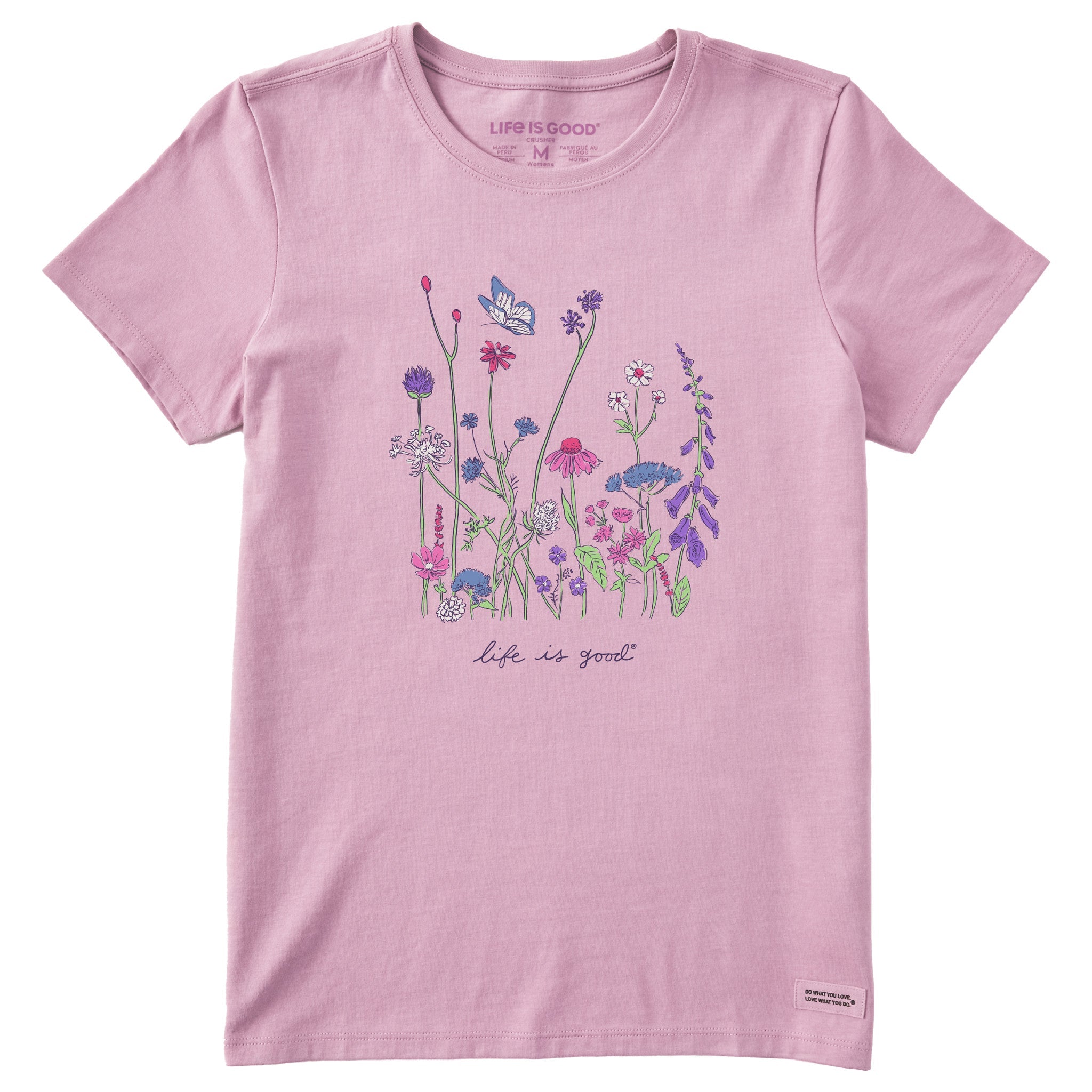 Product image for "Women's Realaxed Wildflowers Short Sleeve Tee" ||136143_1