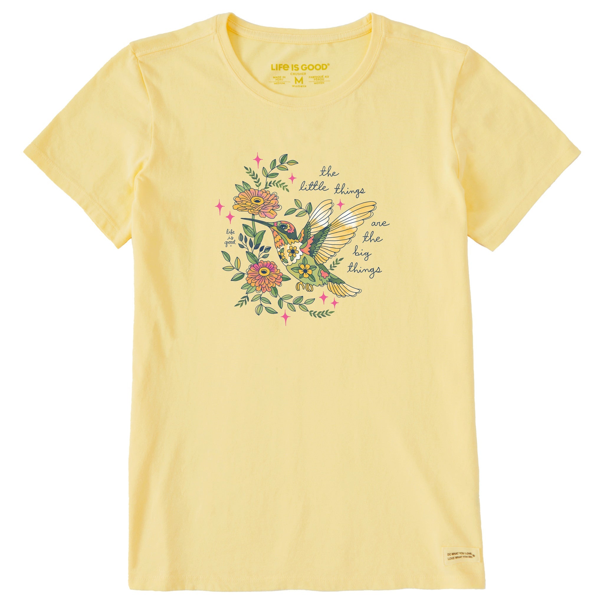 Product image for "Women's Little Thing Hummingbird Short Sleeve Crusher Tee" ||142988_1