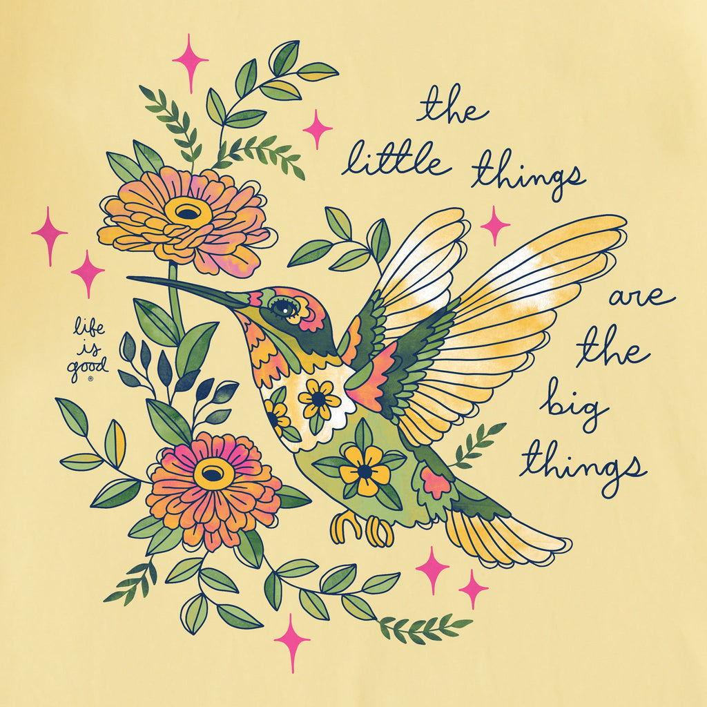Product image for "Women's Little Thing Hummingbird Short Sleeve Crusher Tee" ||142988_2