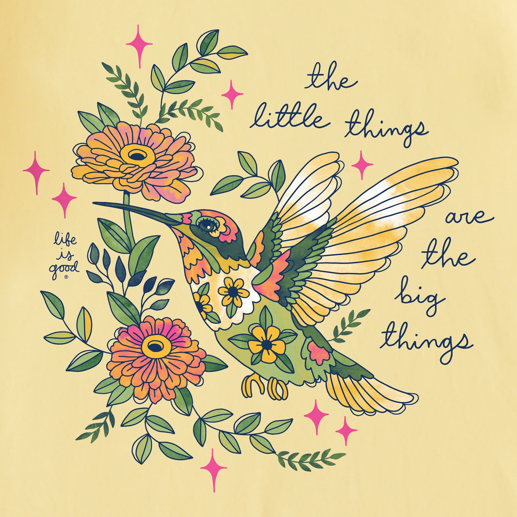 Product image for "Women's Little Thing Hummingbird Short Sleeve Crusher Tee" ||142988_2