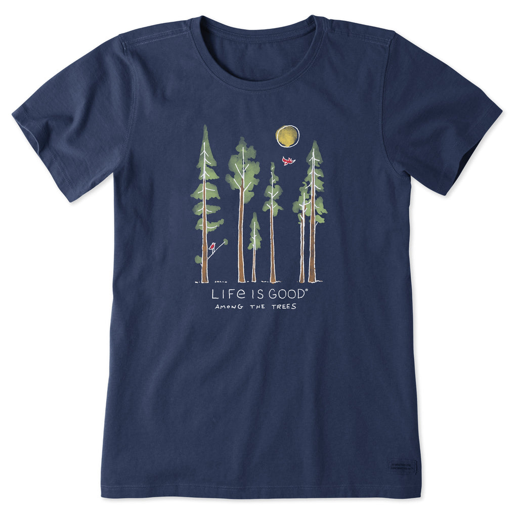 Product image for "Women's Life is Good Among the Trees Short Sleeve Tee" ||144173_1