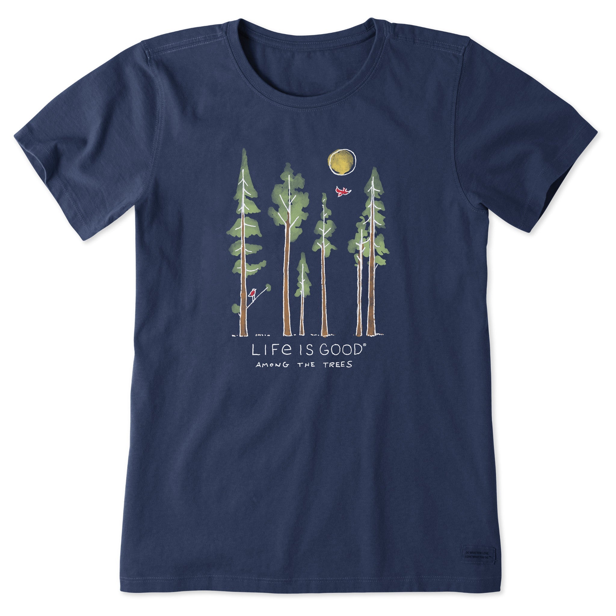 Product image for "Women's Life is Good Among the Trees Short Sleeve Tee" ||144173_1
