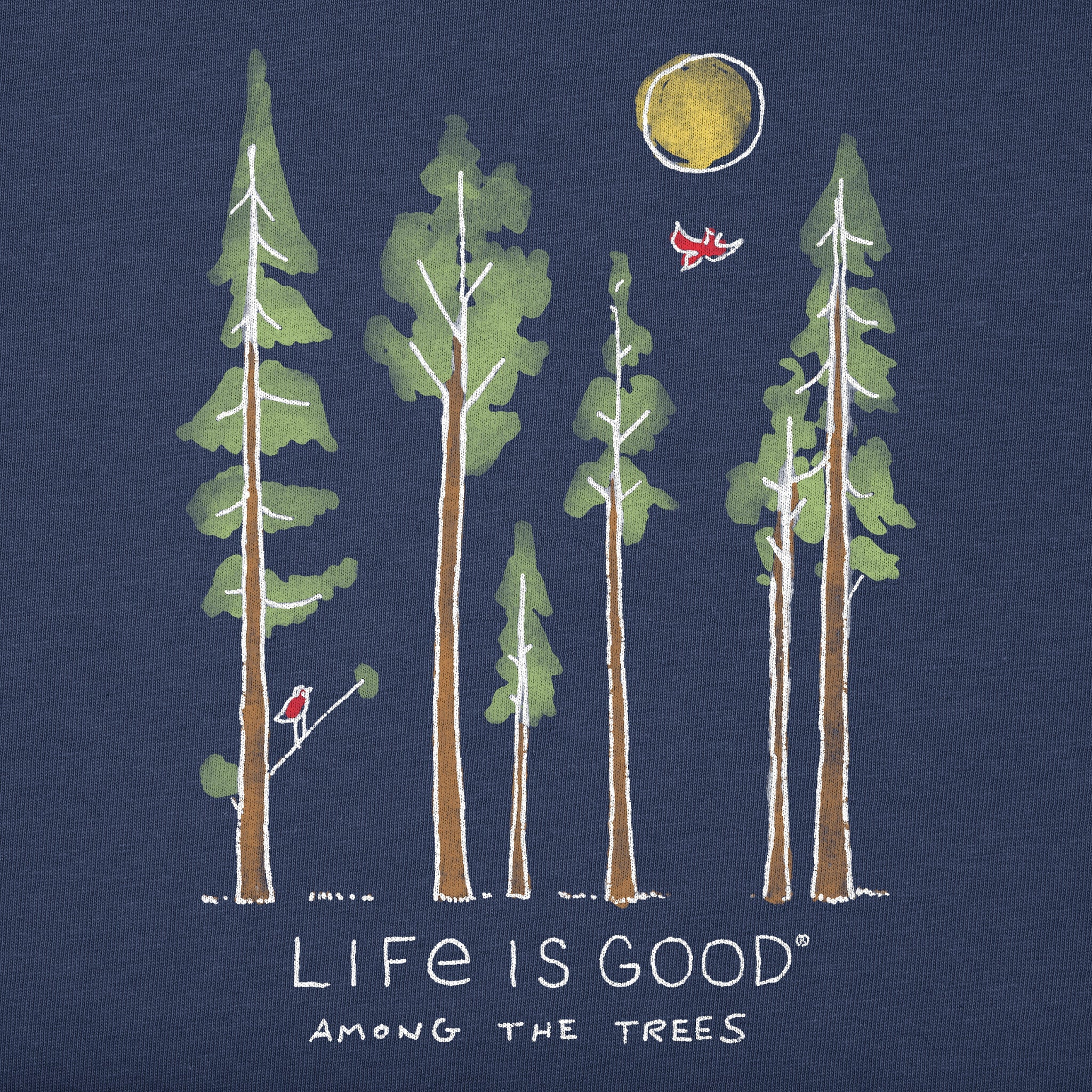 Product image for "Women's Life is Good Among the Trees Short Sleeve Tee" ||144173_2