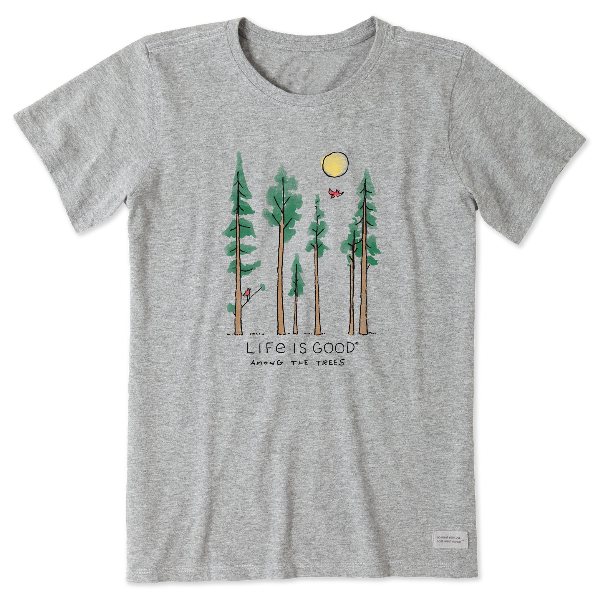 Product image for "Women's Life is Good Among the Trees Short Sleeve Crusher Tee" ||144175_1