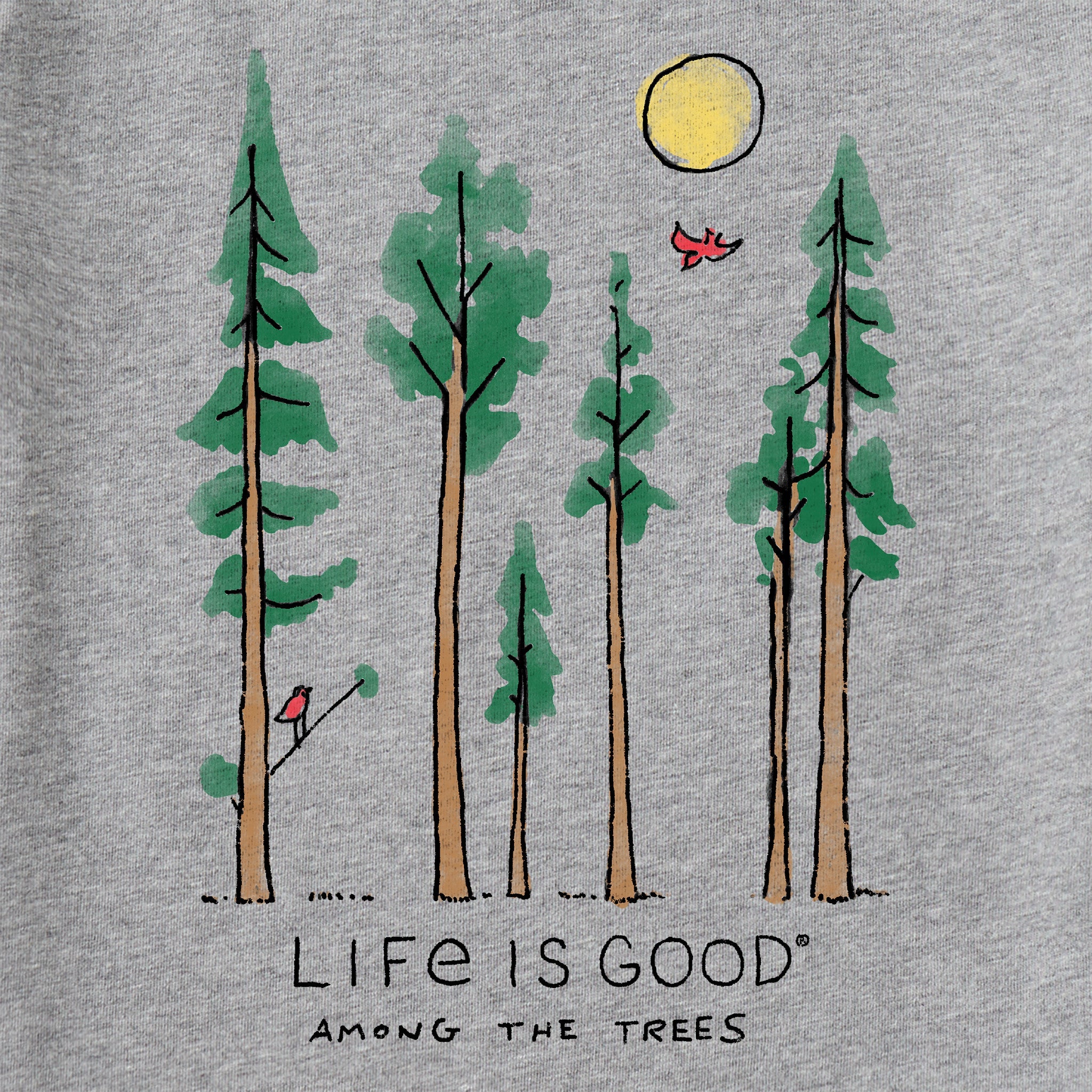 Product image for "Women's Life is Good Among the Trees Short Sleeve Tee" ||144175_2