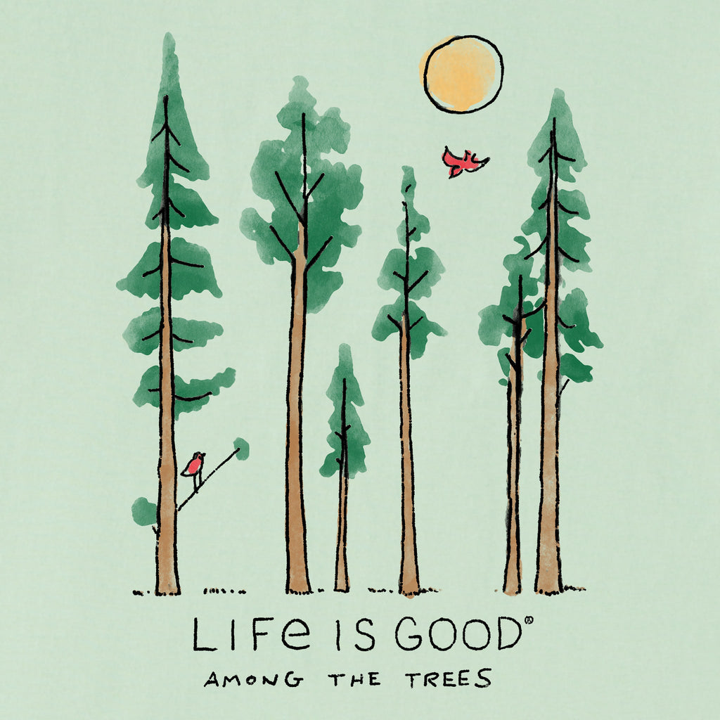 Product image for "Women's Life is Good Among the Trees Short Sleeve Crusher Tee" ||144502_2