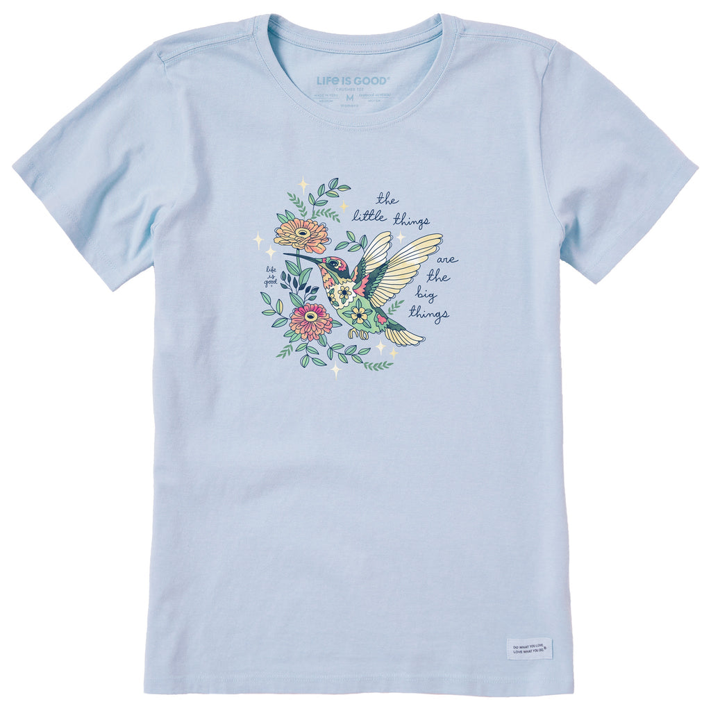 Product image for "Women's Little Thing Hummingbird Short Sleeve Crusher Tee" ||144514_1