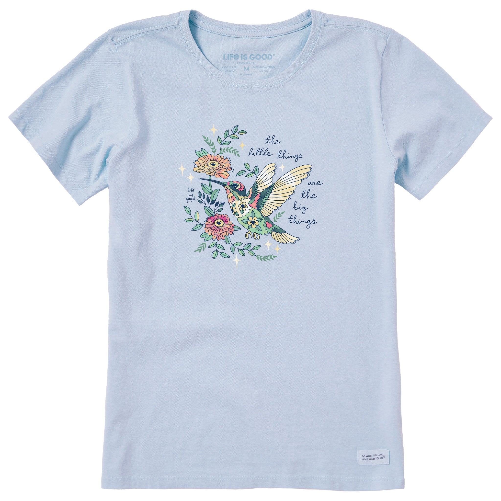 Product image for "Women's Little Thing Hummingbird Short Sleeve Crusher Tee" ||144514_1