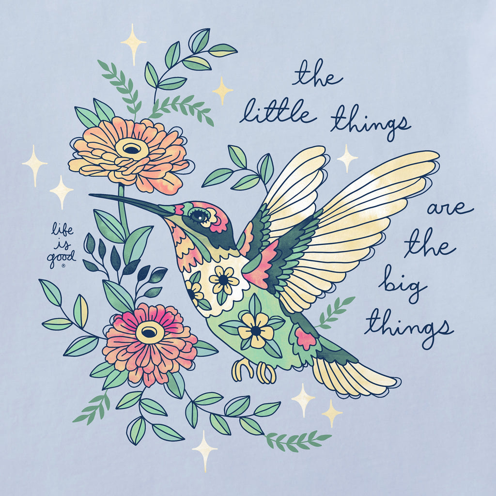 Product image for "Women's Little Thing Hummingbird Short Sleeve Crusher Tee" ||144514_2