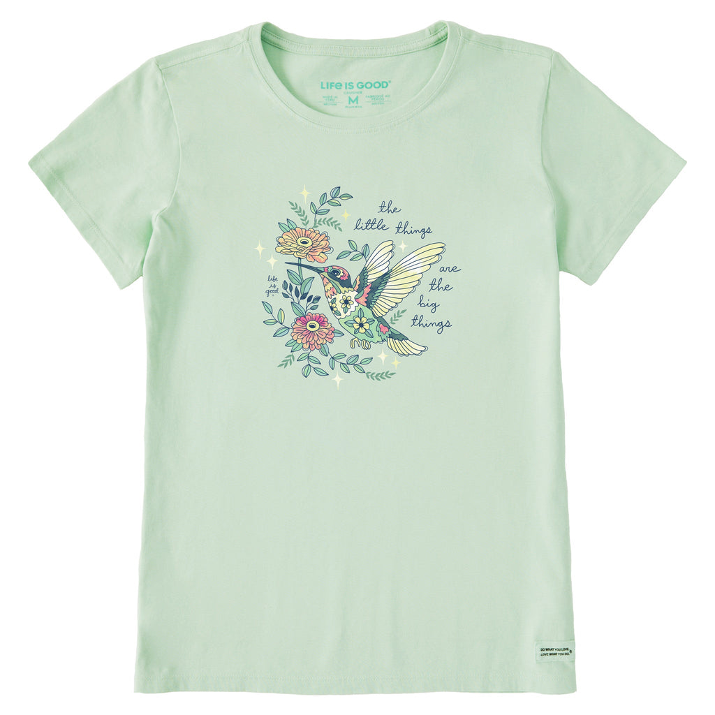 Product image for "Women's Little Thing Hummingbird Short Sleeve Crusher Tee" ||144515_1