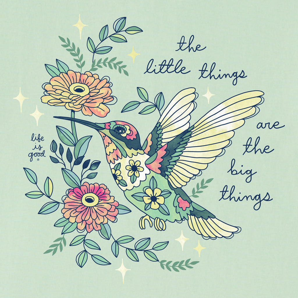 Product image for "Women's Little Thing Hummingbird Short Sleeve Tee" ||144515_2