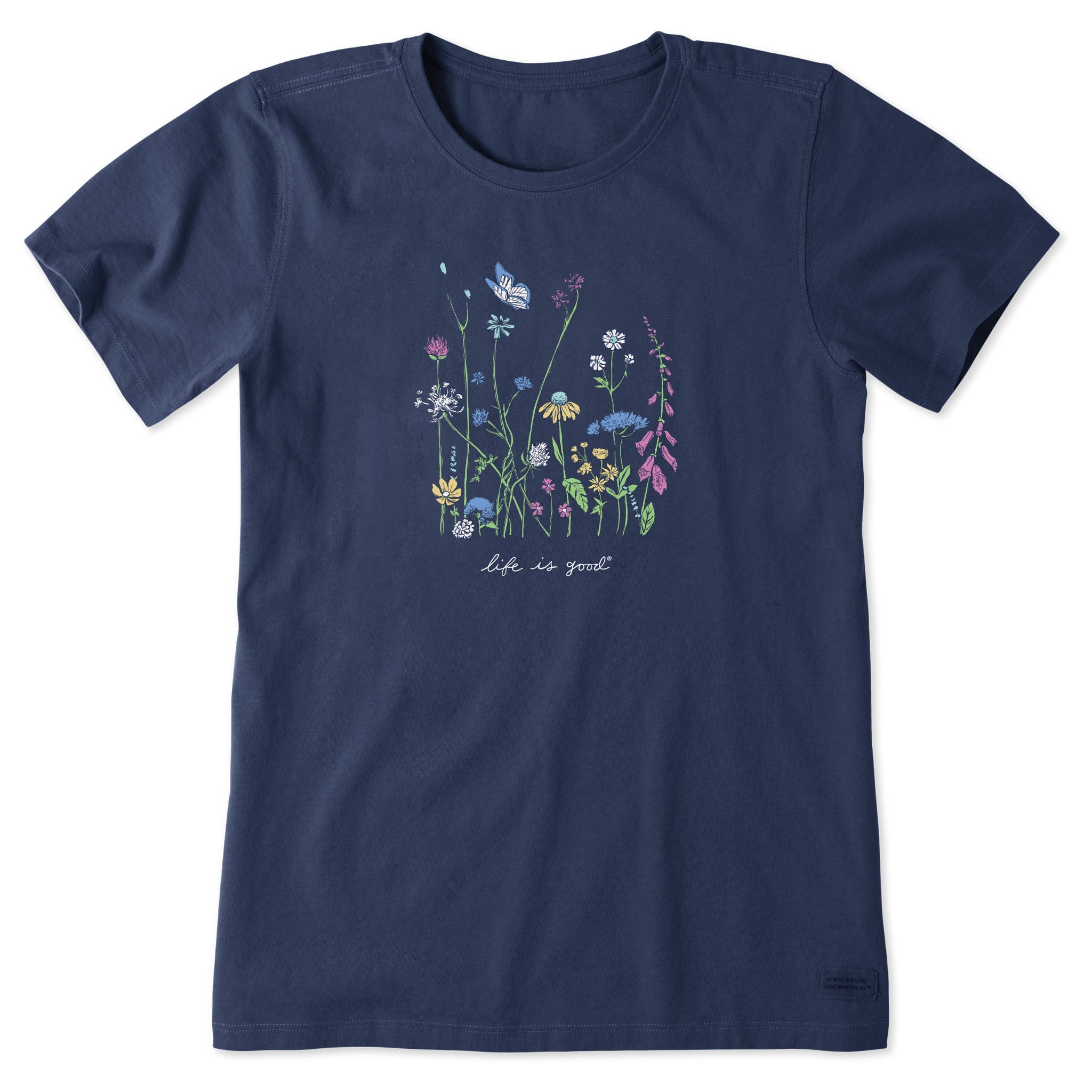 Product image for "Women's Realaxed Wildflowers Short Sleeve Crusher Tee" ||144635_1