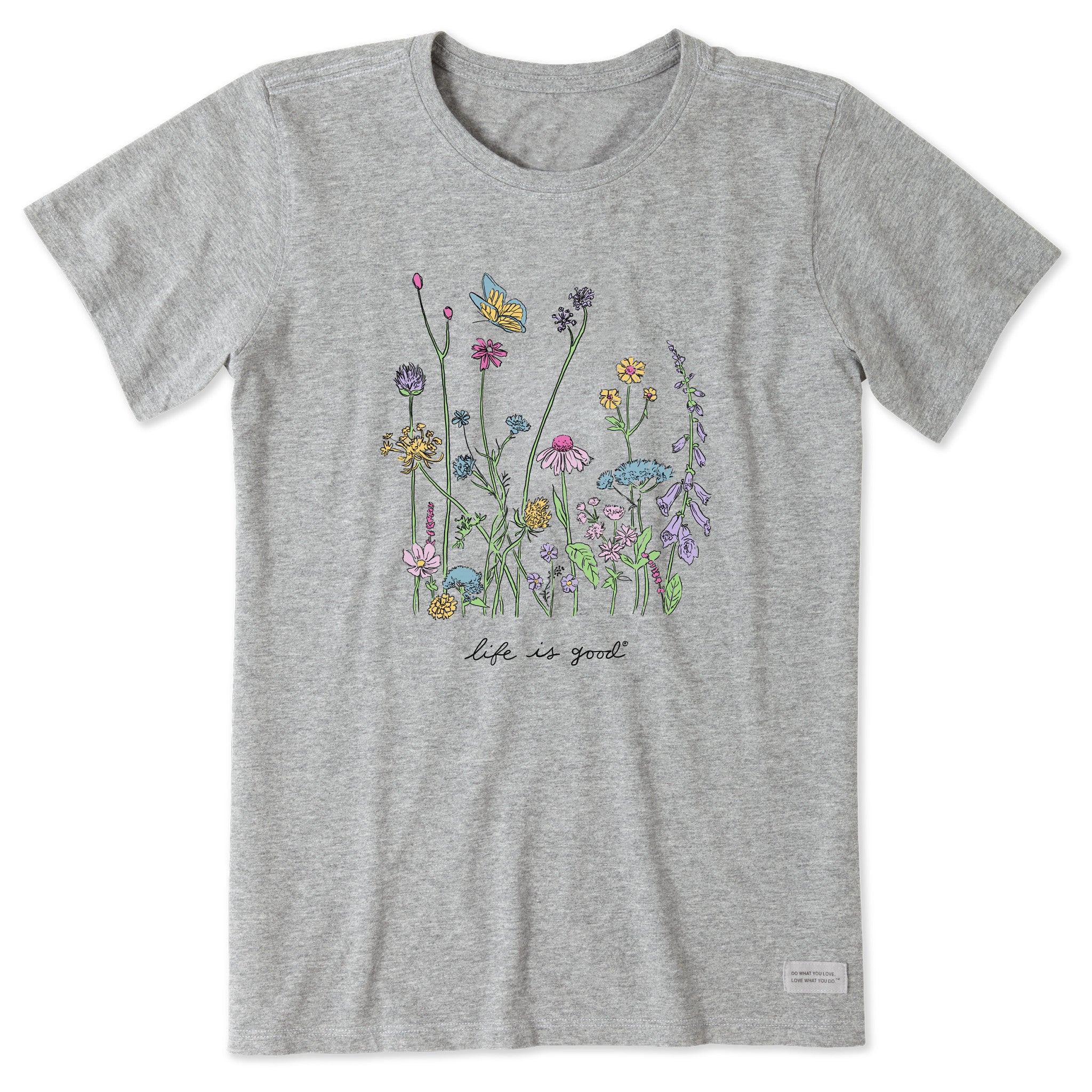 Product image for "Women's Realaxed Wildflowers Short Sleeve Crusher Tee" ||144639_1
