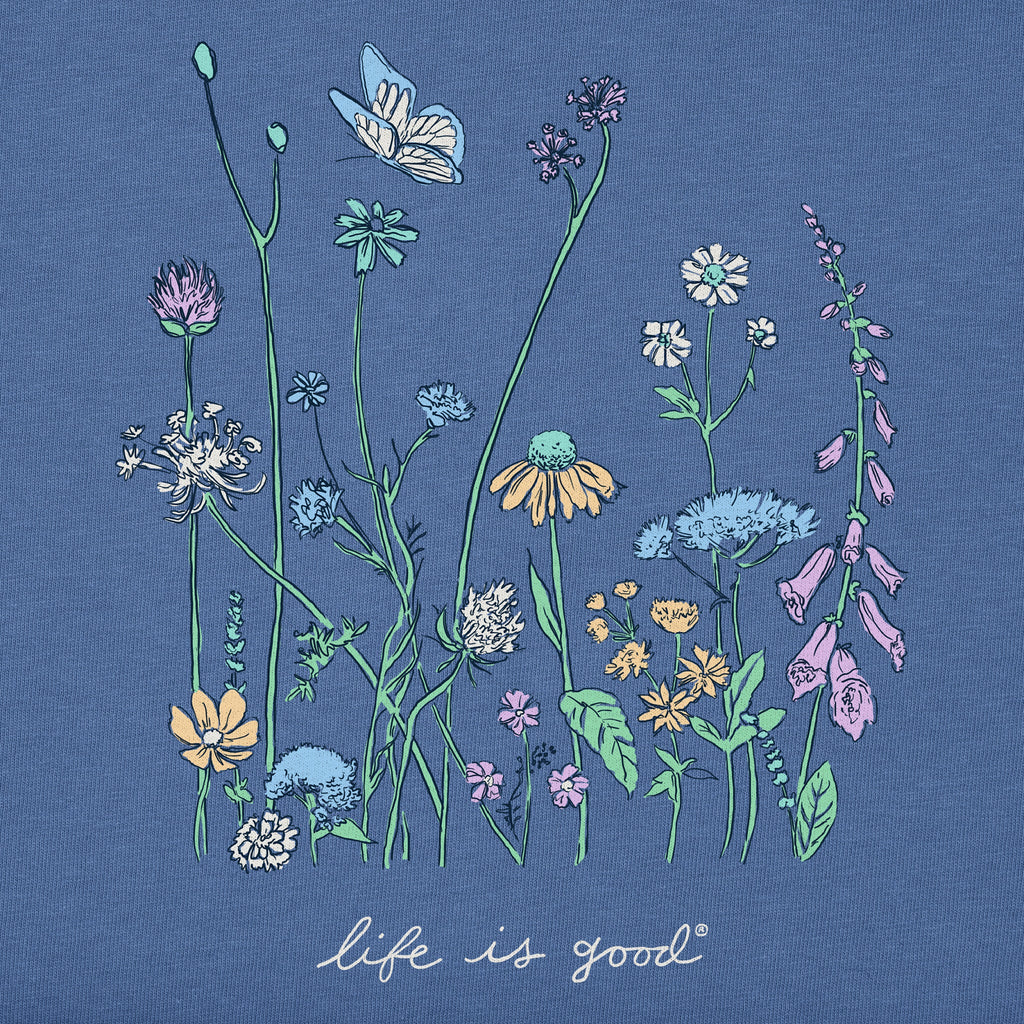 Product image for "Women's Realaxed Wildflowers Short Sleeve Crusher Tee" ||144640_2