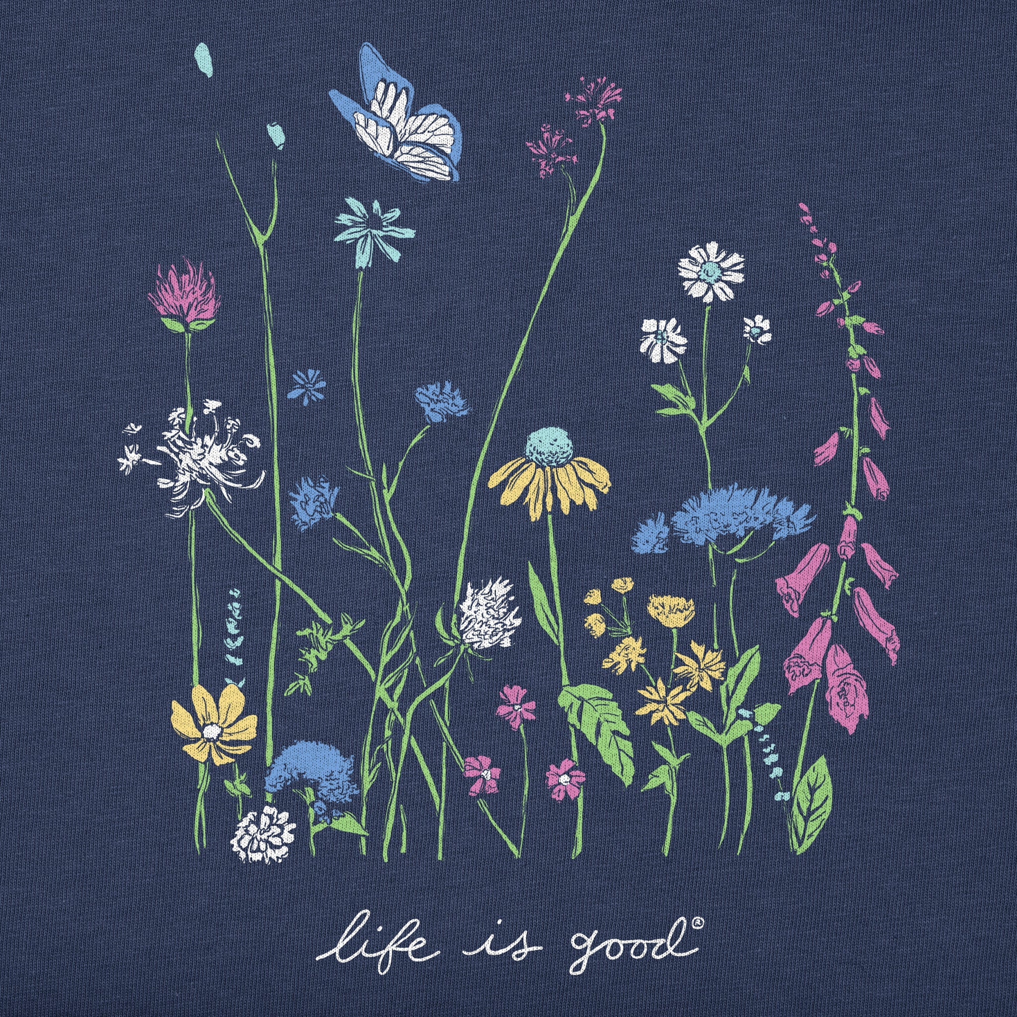 Product image for "Women's Realaxed Wildflowers Short Sleeve Tee" ||144641_2
