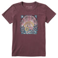 Product image for "Women's Here Comes The Sun Hippie Short Sleeve Crusher Tee" ||147020_1