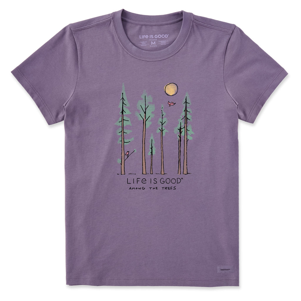 Product image for "Women's Life is Good Among the Trees Short Sleeve Crusher Tee" ||149885_1