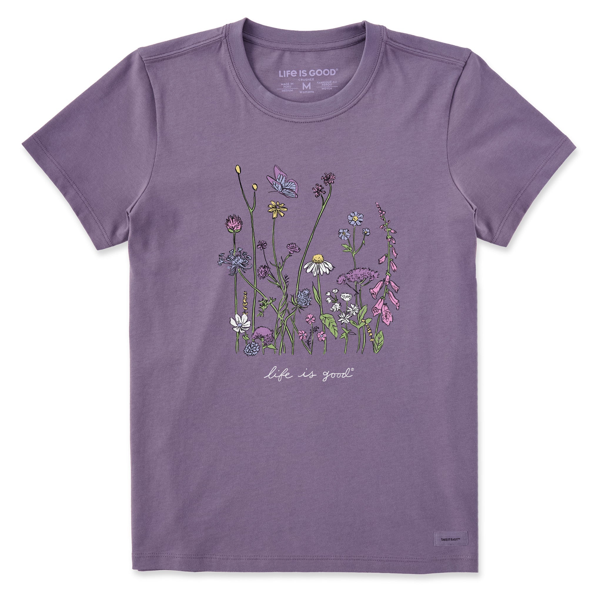 Product image for "Women's Realaxed Wildflowers Short Sleeve Tee" ||151277_1