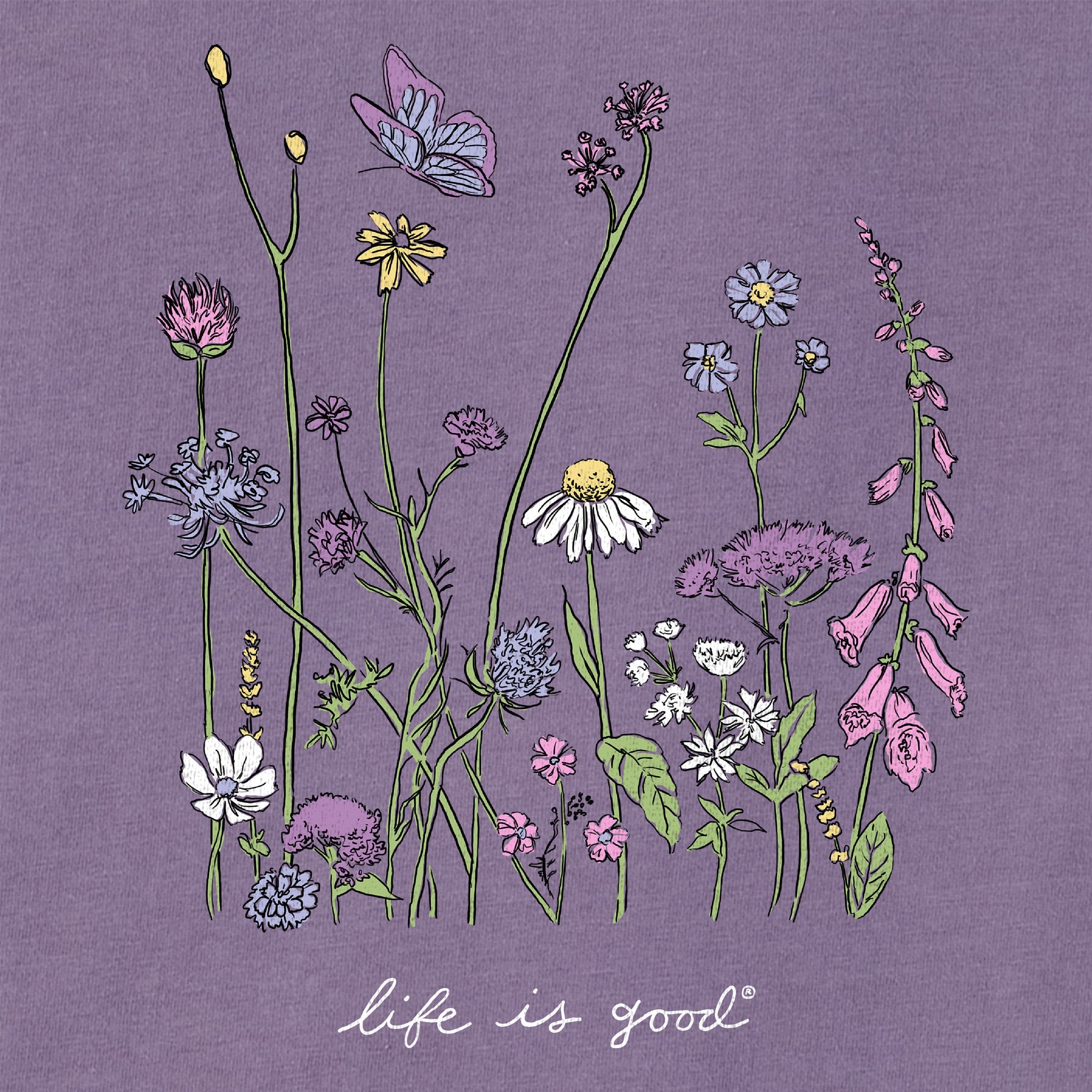 Product image for "Women's Realaxed Wildflowers Short Sleeve Tee" ||151277_2