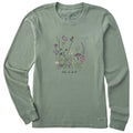 Product image for "Women's Realaxed Wildflowers Long Sleeve Crusher Tee" ||157084_1
