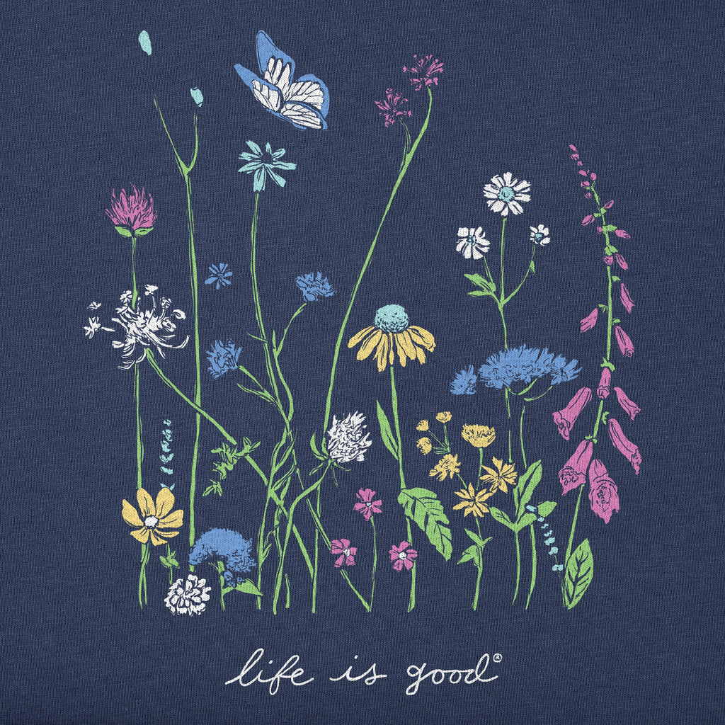 Product image for "Women's Realaxed Wildflowers Long Sleeve Crusher Tee" ||157086_2
