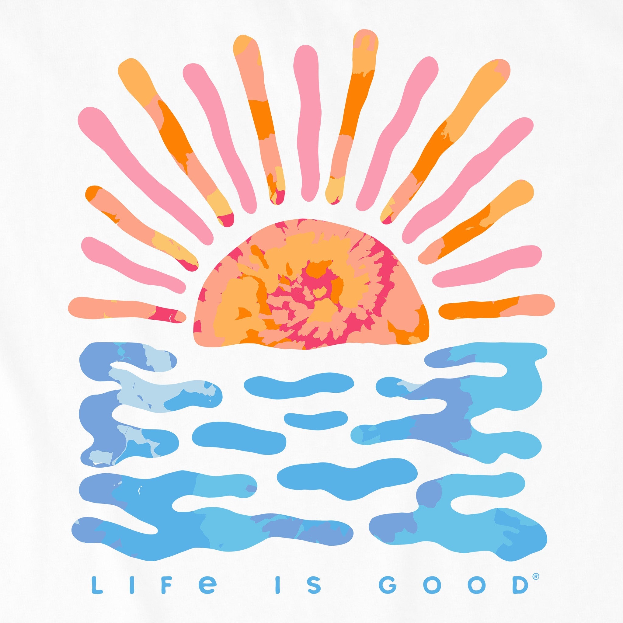 Product image for "Women's Sun Water Tie Dye Short Sleeve Tee" ||158765_2