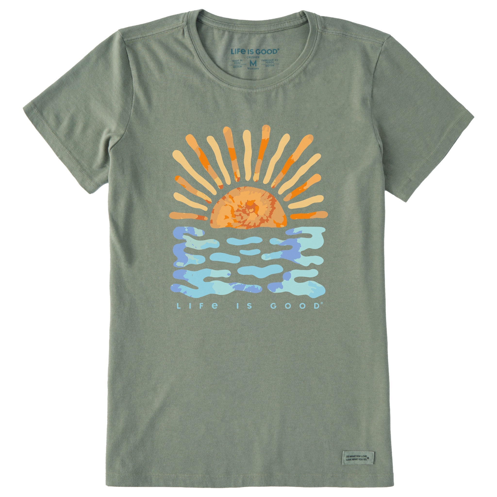 Product image for "Women's Sun Water Tie Dye Short Sleeve Tee" ||165062_1