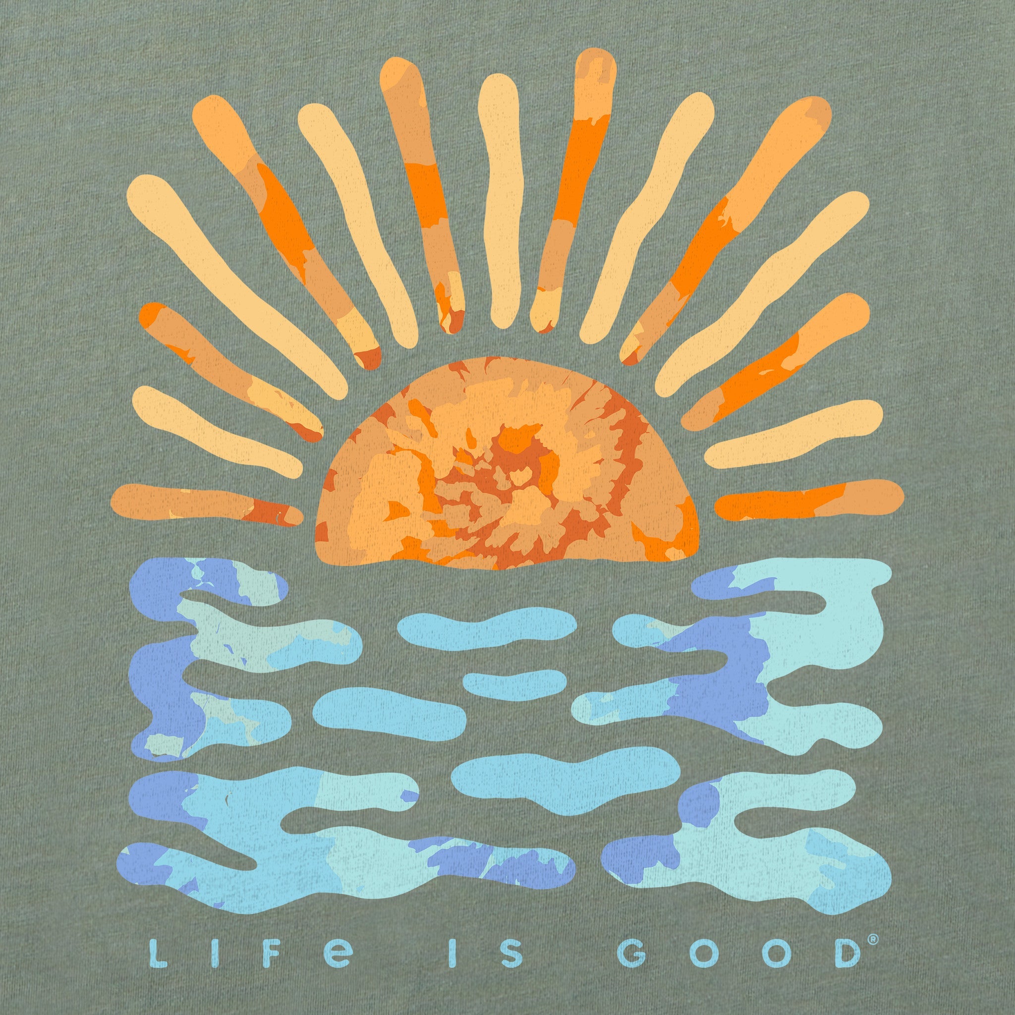 Product image for "Women's Sun Water Tie Dye Short Sleeve Tee" ||165062_2