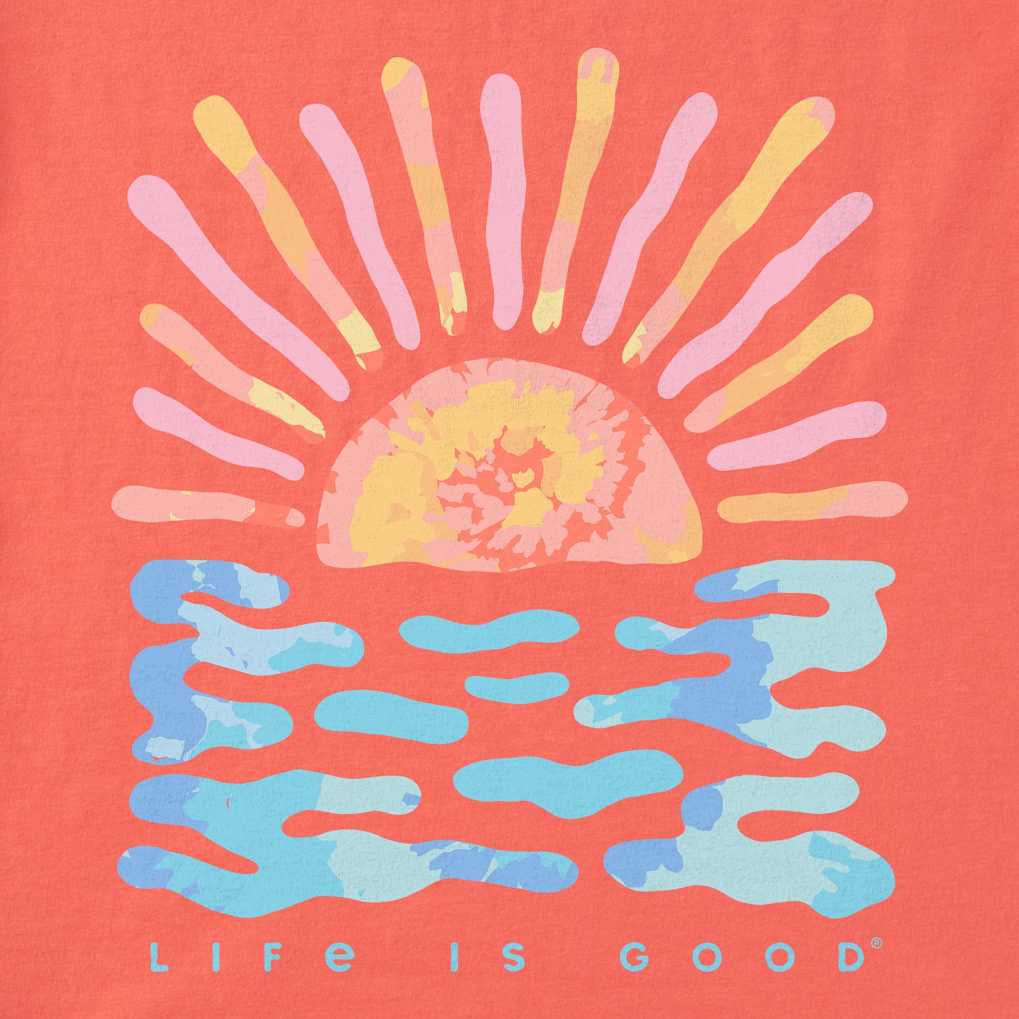 Product image for "Women's Sun Water Tie Dye Short Sleeve Tee" ||165063_2
