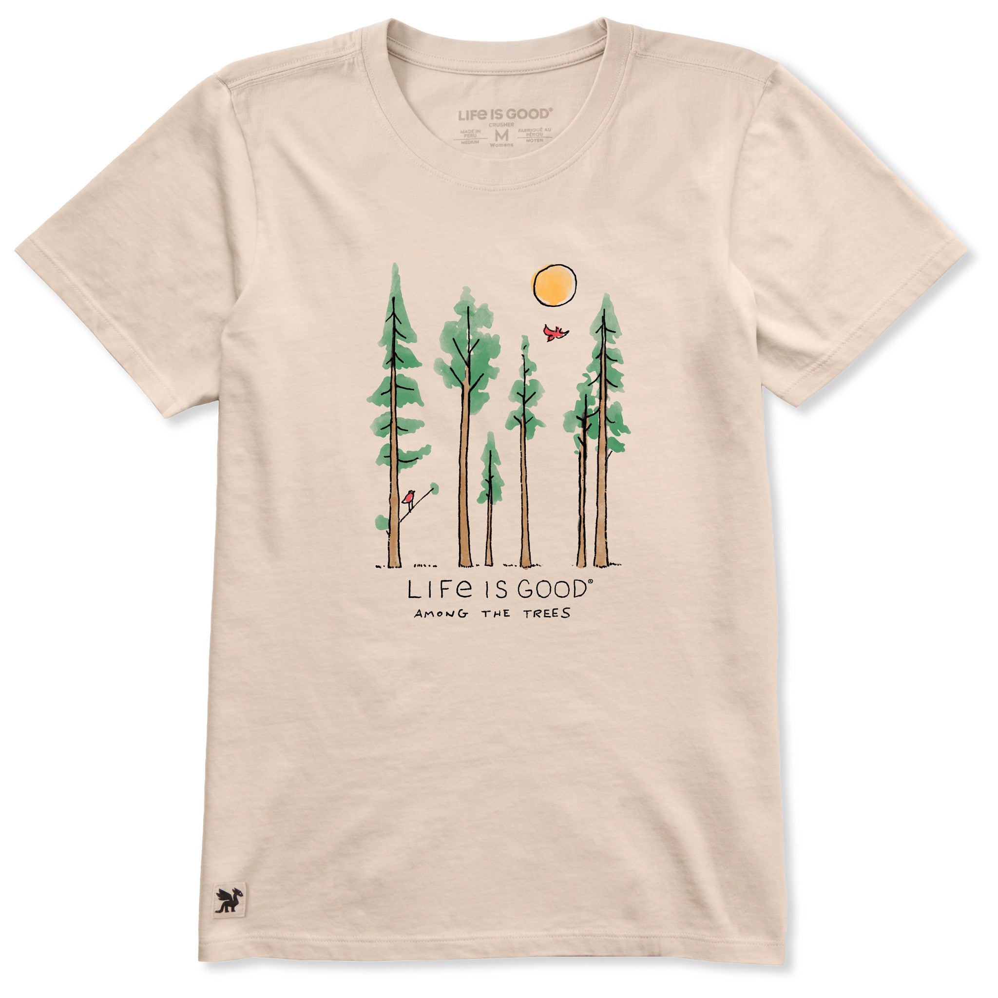 Product image for "Women's Life is Good Among the Trees Short Sleeve Tee" ||184951_1