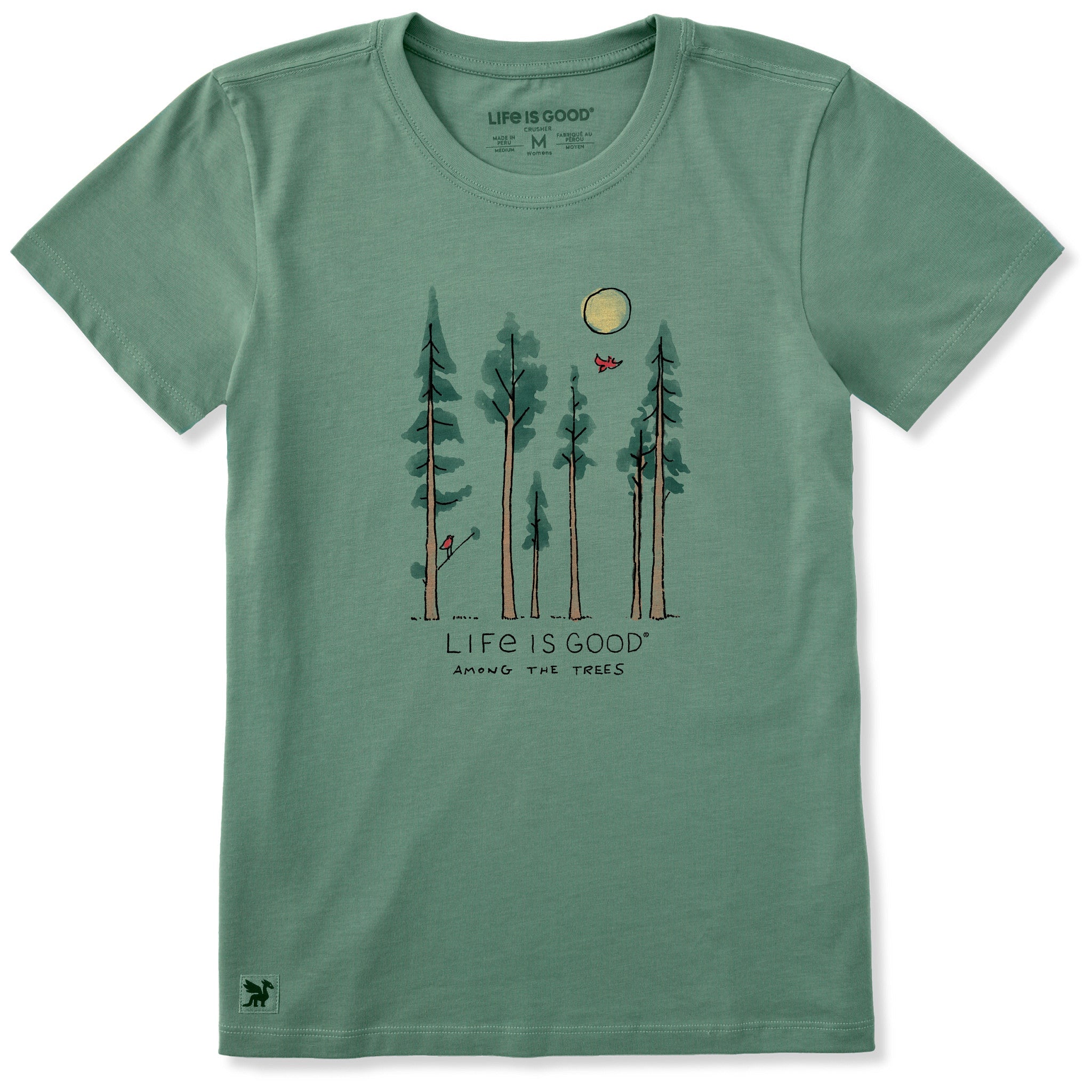 Product image for "Women's Life is Good Among the Trees Short Sleeve Tee" ||184957_1