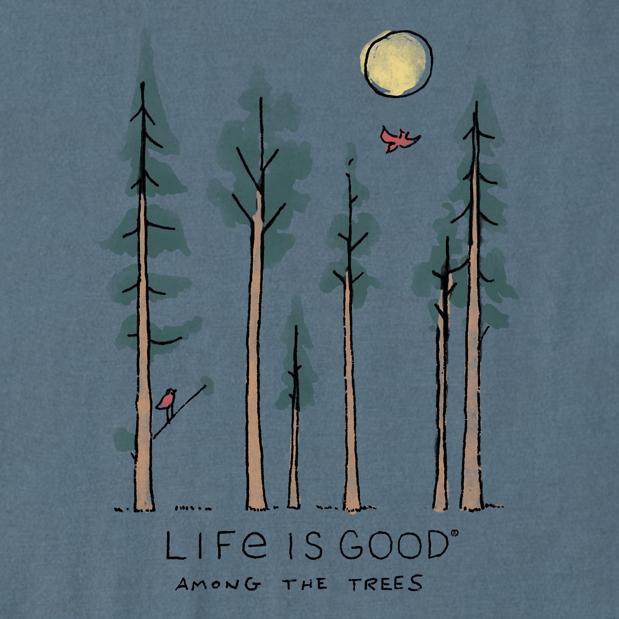 Product image for "Women's Life is Good Among the Trees Short Sleeve Tee" ||184968_2