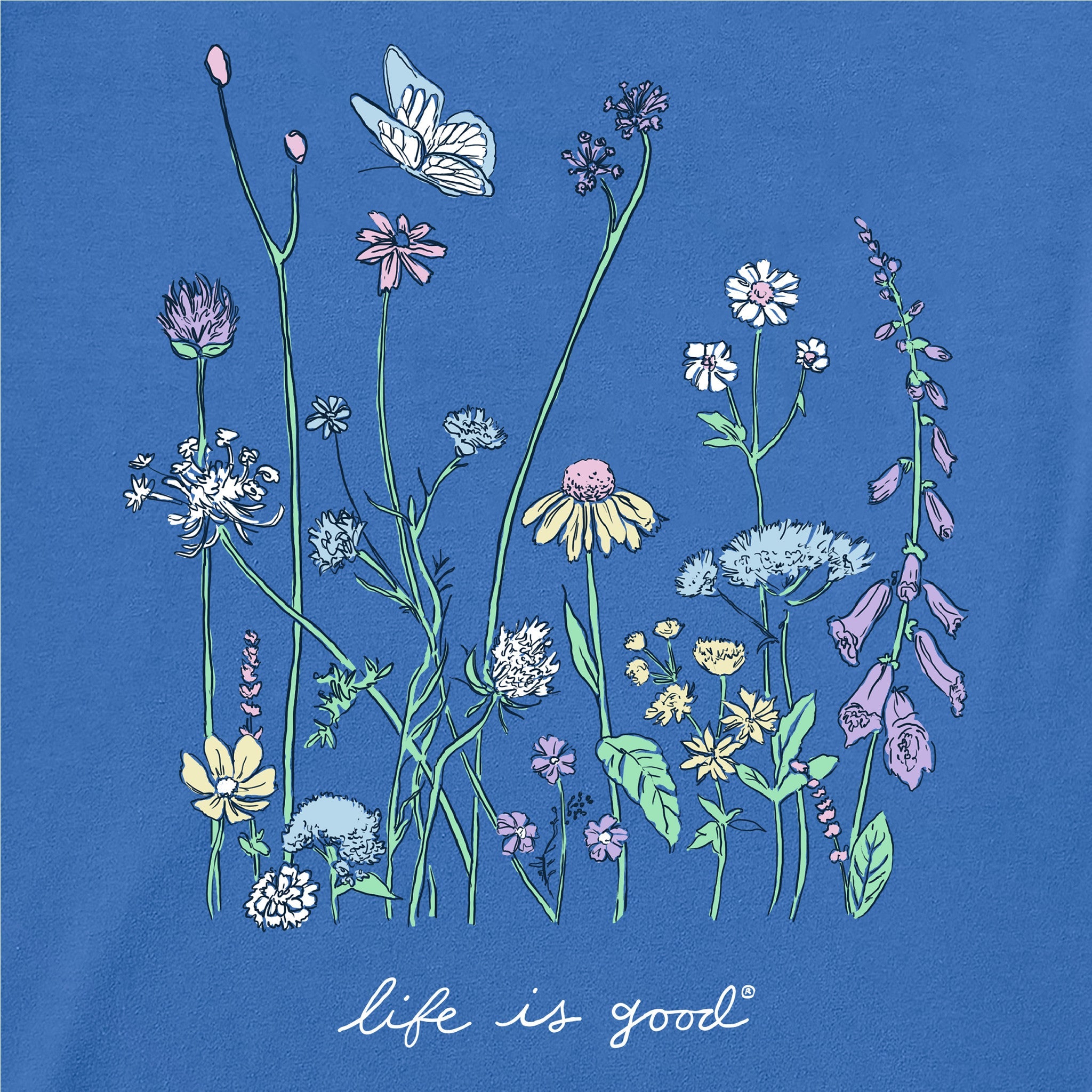 Product image for "Women's Realaxed Wildflowers Short Sleeve Tee" ||185371_2
