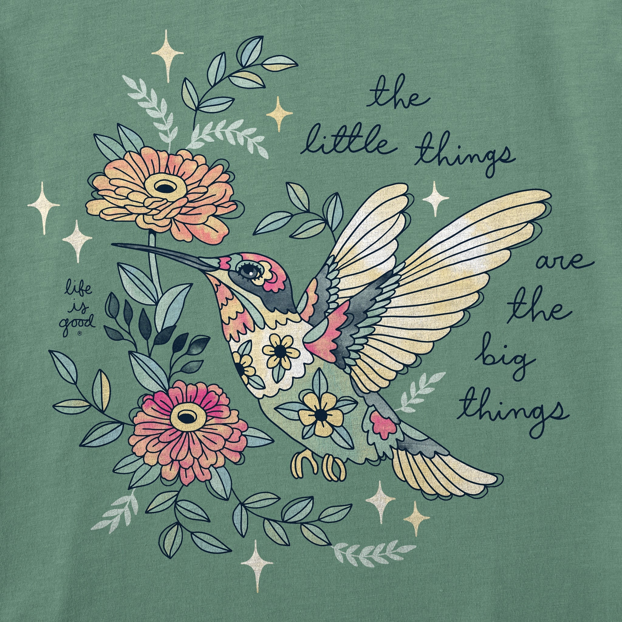 Product image for "Women's Little Thing Hummingbird Short Sleeve Tee" ||185894_2