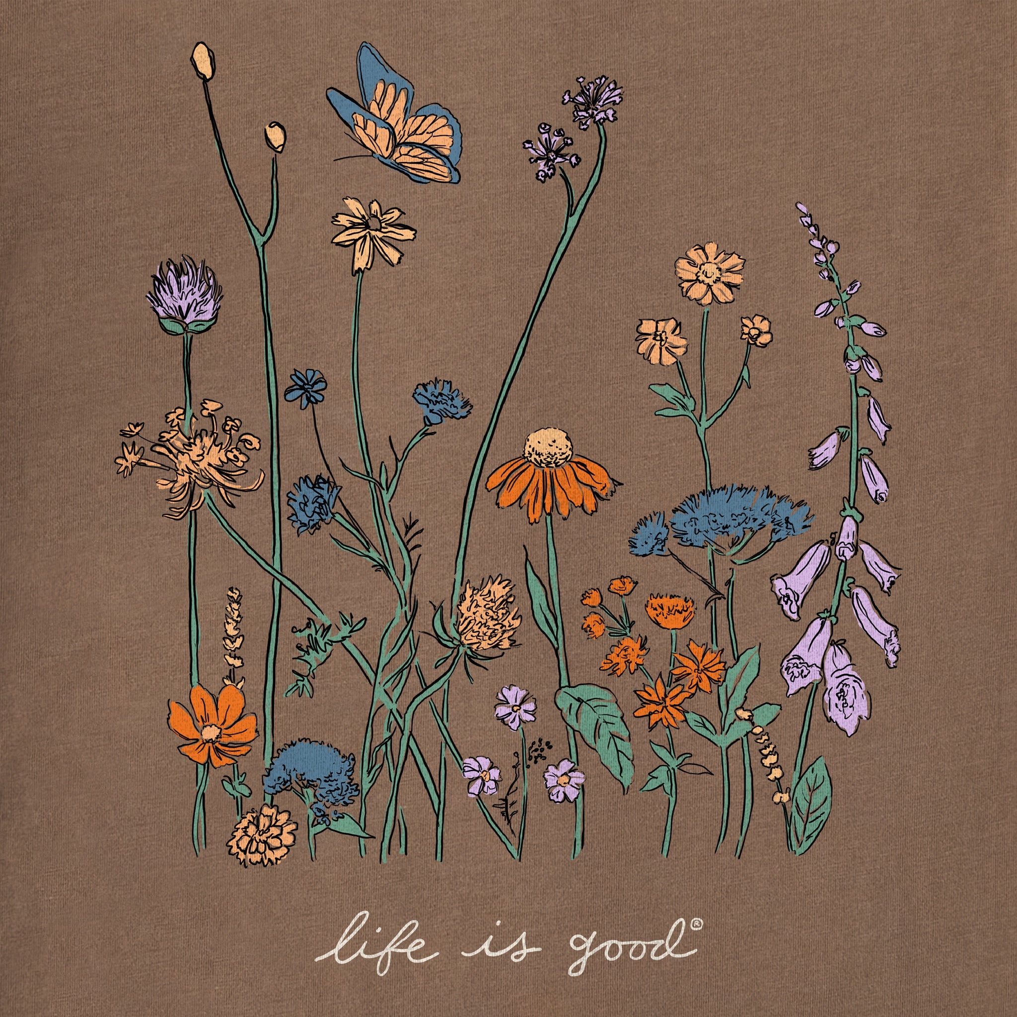 Product image for "Women's Realaxed Wildflowers Short Sleeve Tee" ||191039_2