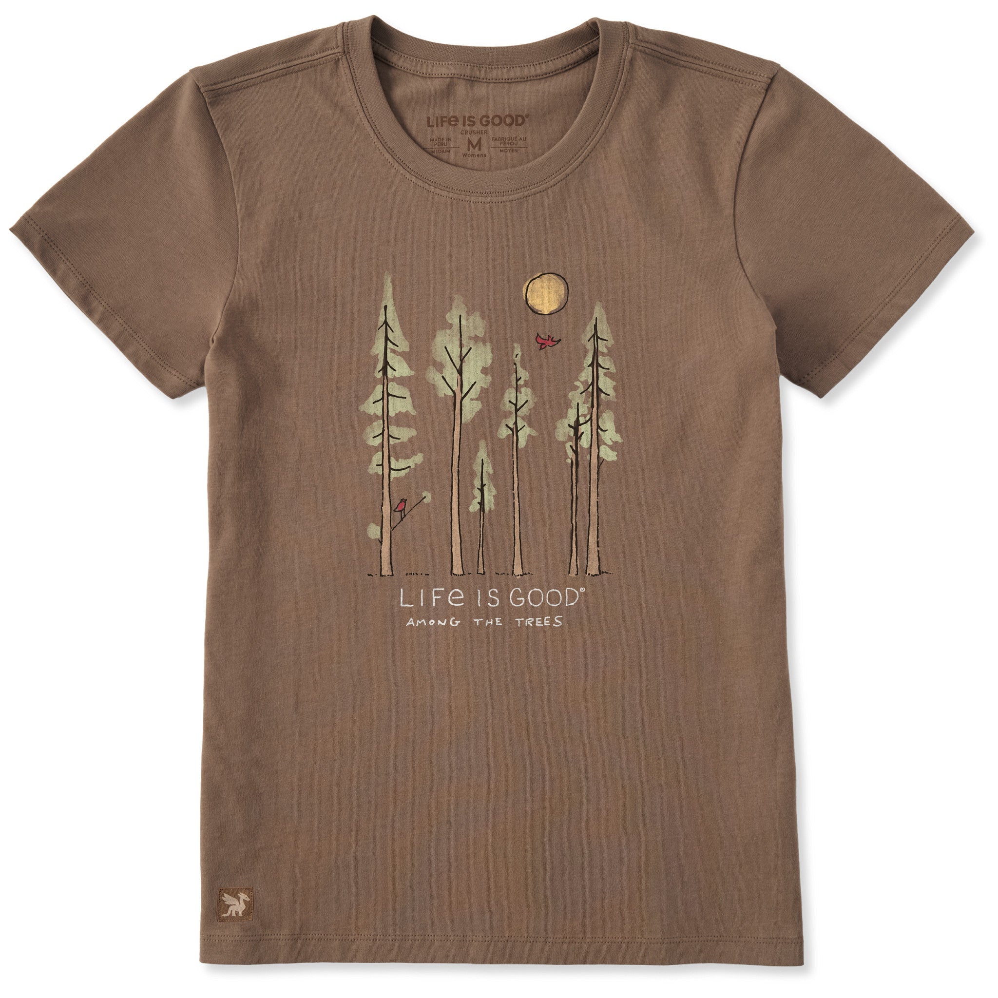 Product image for "Women's Life is Good Among the Trees Short Sleeve Tee" ||191044_1