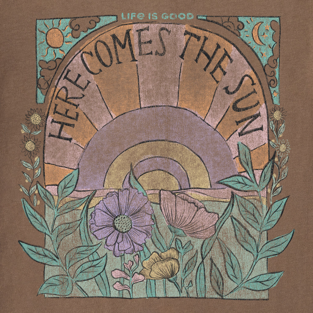 Product image for "Women's Here Comes The Sun Hippie Short Sleeve Tee" ||191048_2