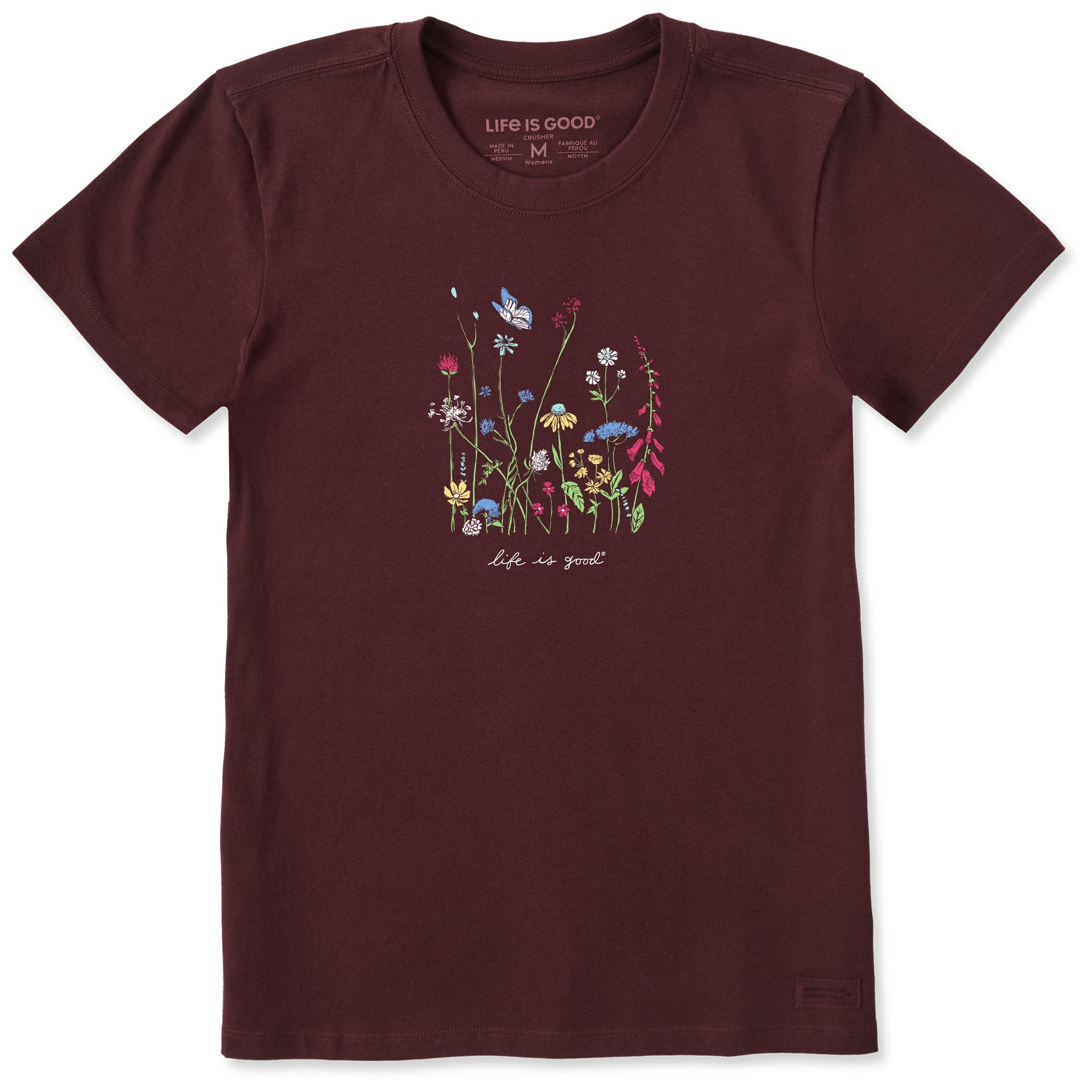 Product image for "Women's Realaxed Wildflowers Short Sleeve Tee" ||191057_1