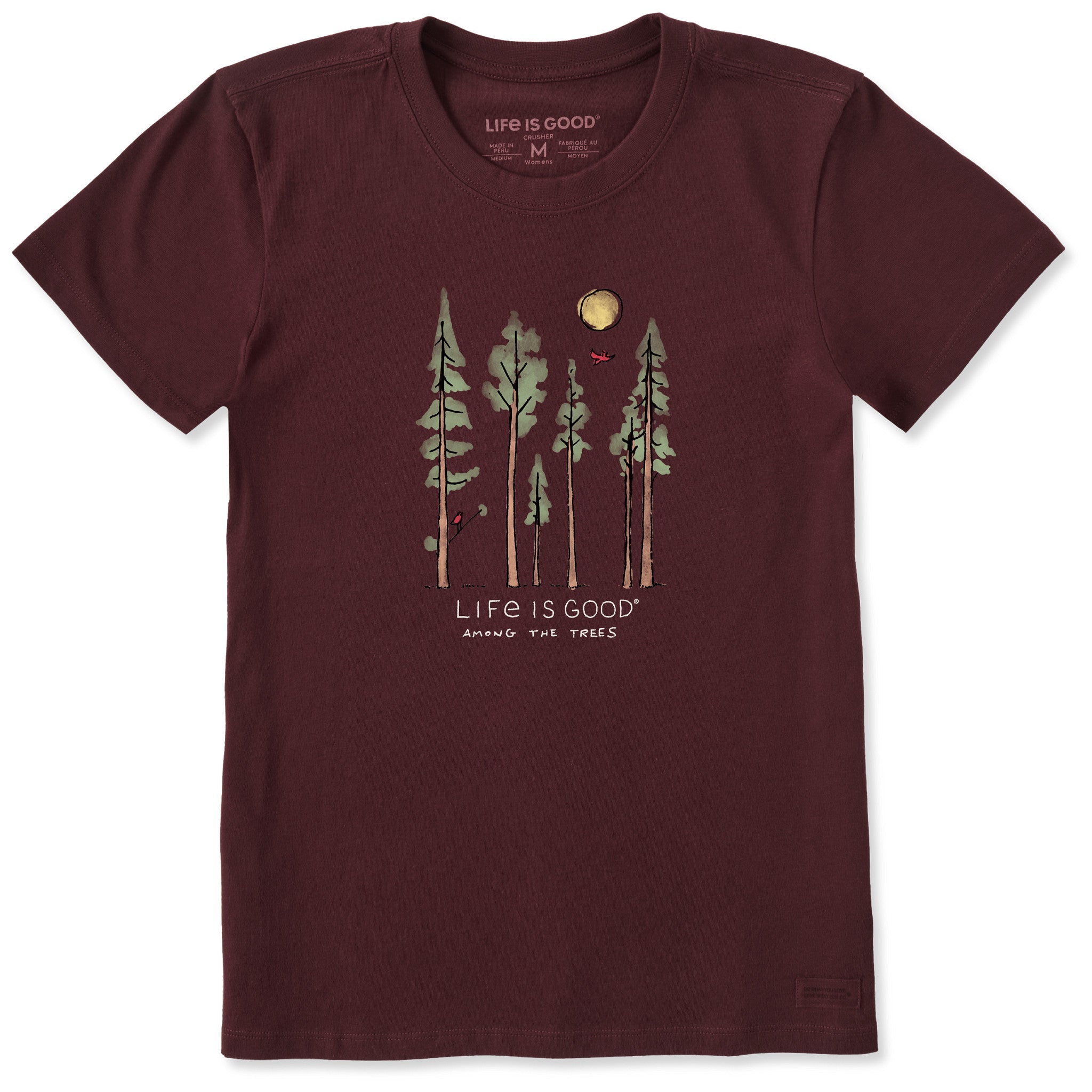 Product image for "Women's Life is Good Among the Trees Short Sleeve Tee" ||191062_1
