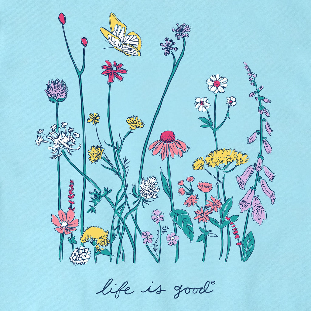 Product image for "Women's Realaxed Wildflowers Short Sleeve Vee" ||191545_2