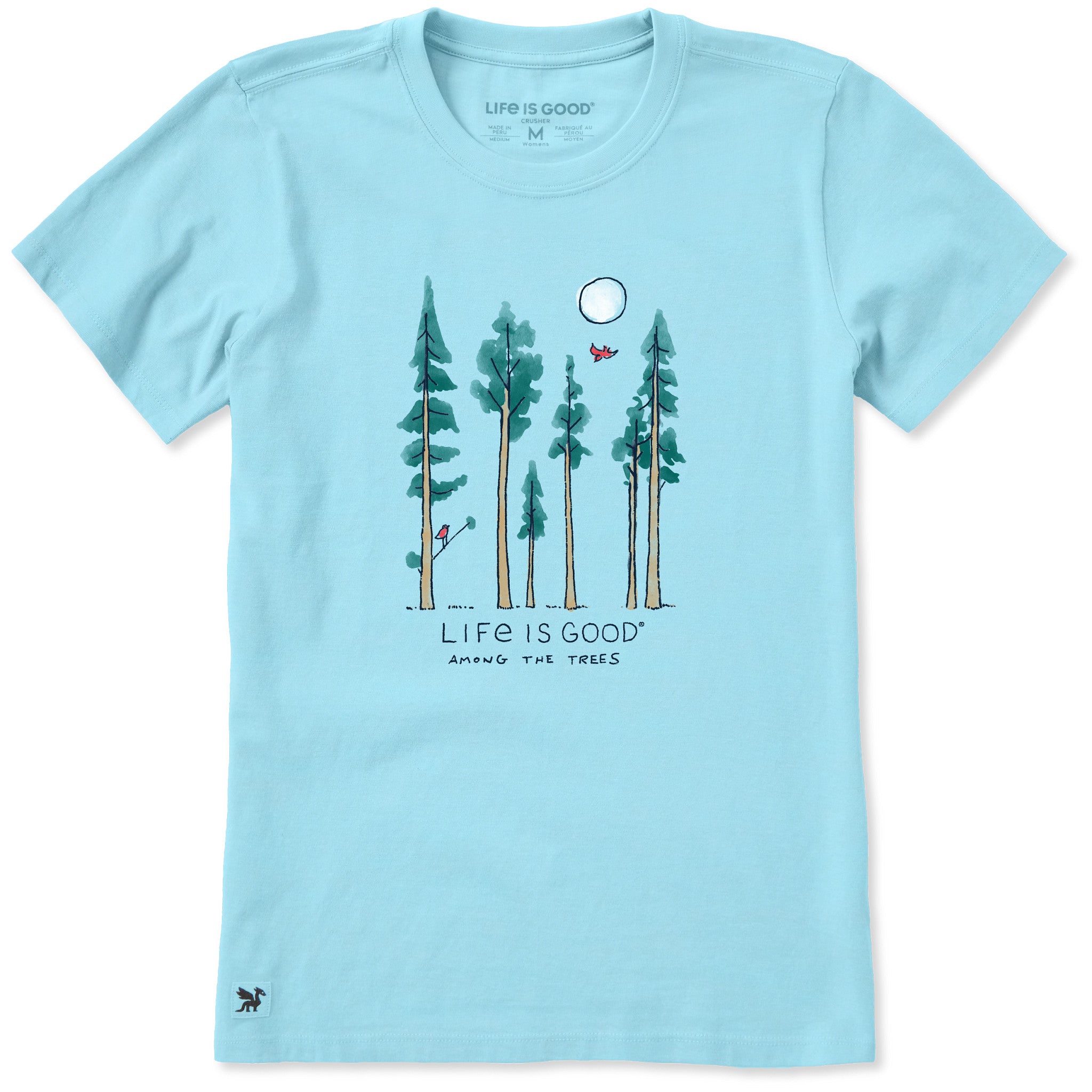 Product image for "Women's Life is Good Among the Trees Short Sleeve Tee" ||191562_1