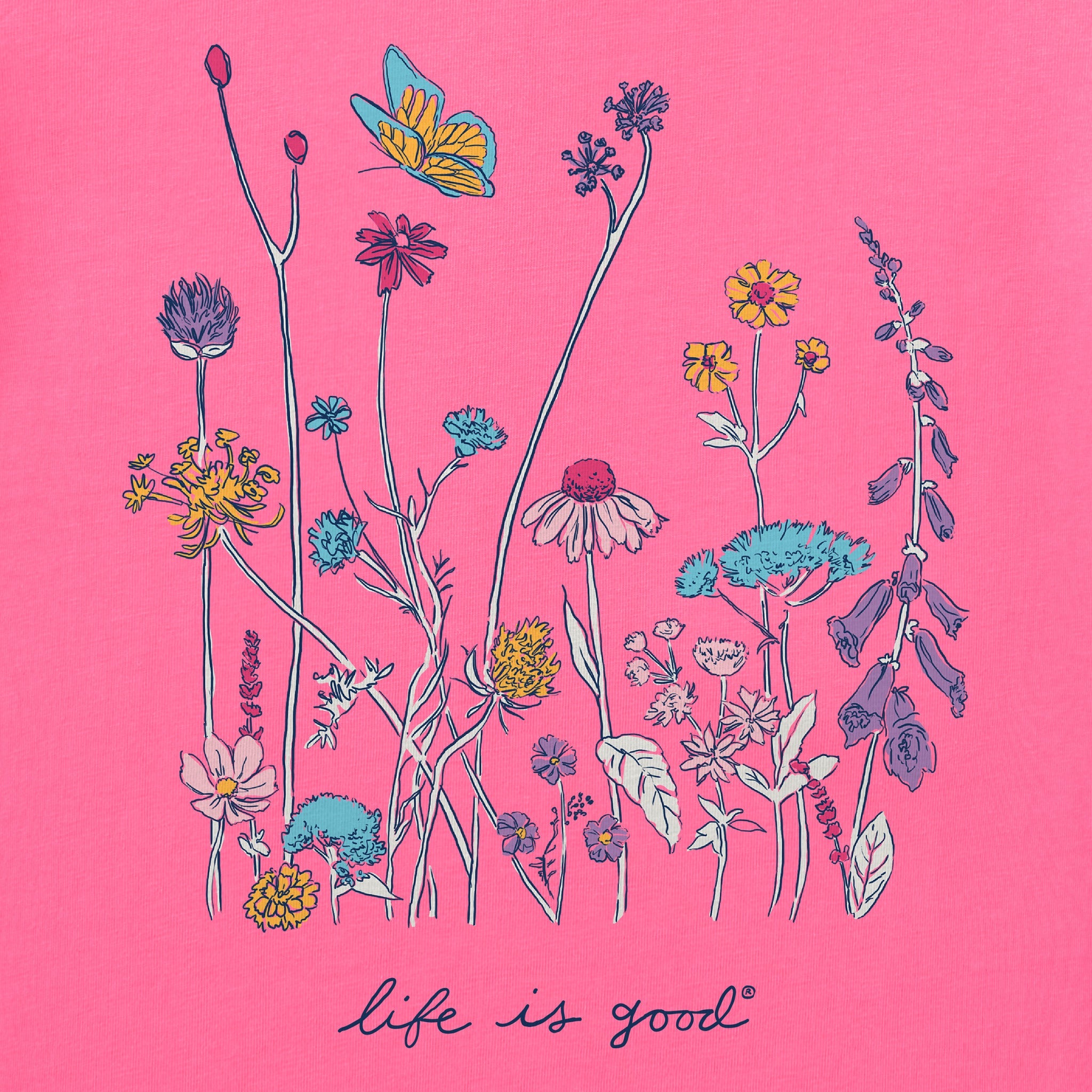 Product image for "Women's Realaxed Wildflowers Short Sleeve Tee" ||192509_2