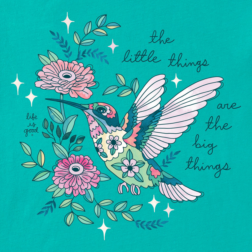 Product image for "Women's Little Thing Hummingbird Short Sleeve Crusher Tee" ||192513_2